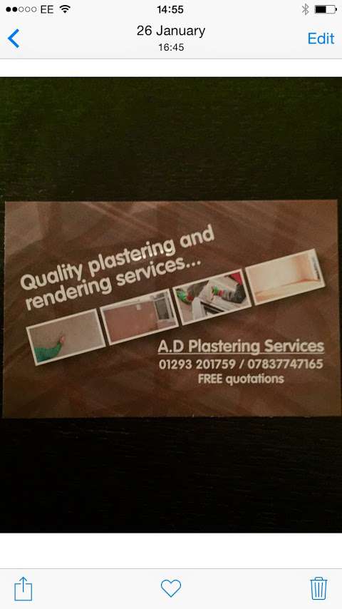A.D Plastering Services photo